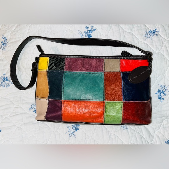 Wilsons Leather Handbags - Wilson’s Vintage Leather Patchwork Shoulder Bag